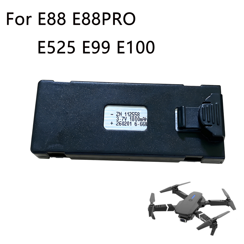 Drone E88 Rc Quadcopter - Batteria Drone E88 3.7V 1800mAh batteria