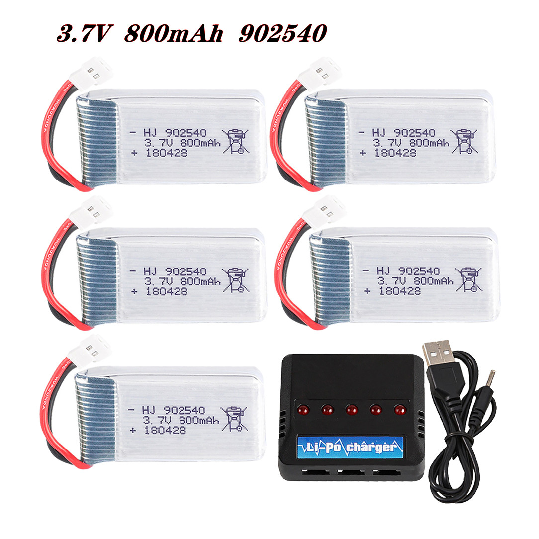 Drone Rc Leading - Batteria Lipo 3.7V 800mAh 902540 25C