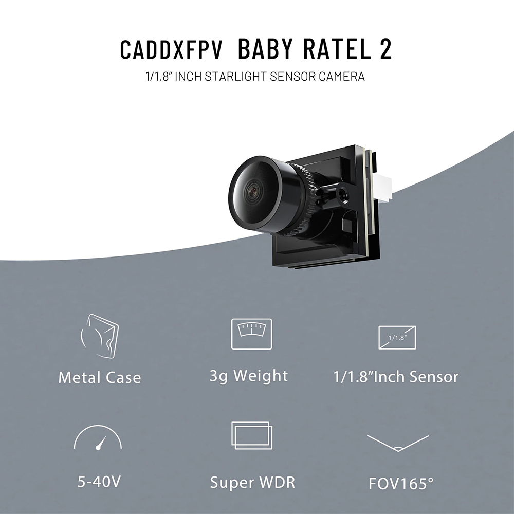 CADDX Micro FPV Telecamera Rat - Drone Ae Rc recensione e prezzo