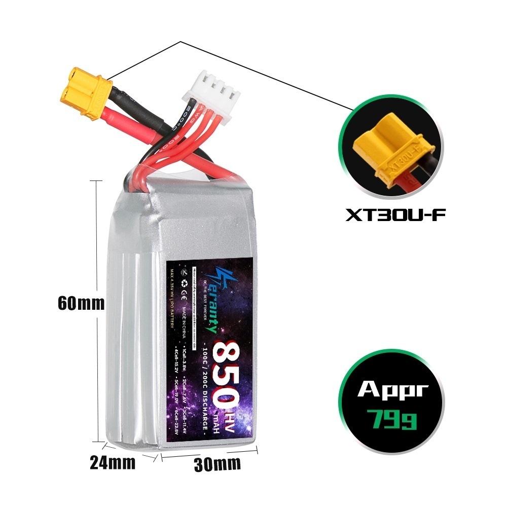 1/2/3PCS TERANTY 3S 11.4V Lipo - Drone Rc Leading recensione e prezzo
